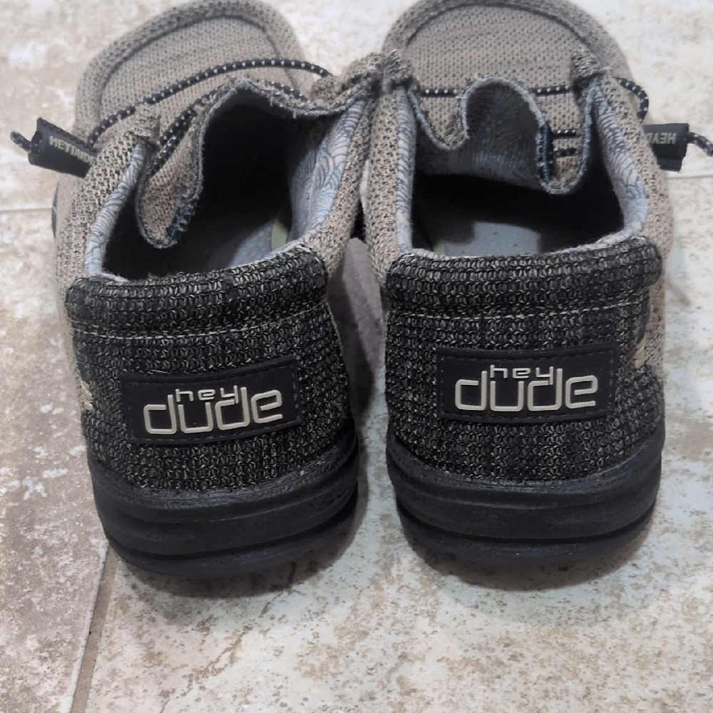 Hey Dude Kids Moccasins - Black and Tan